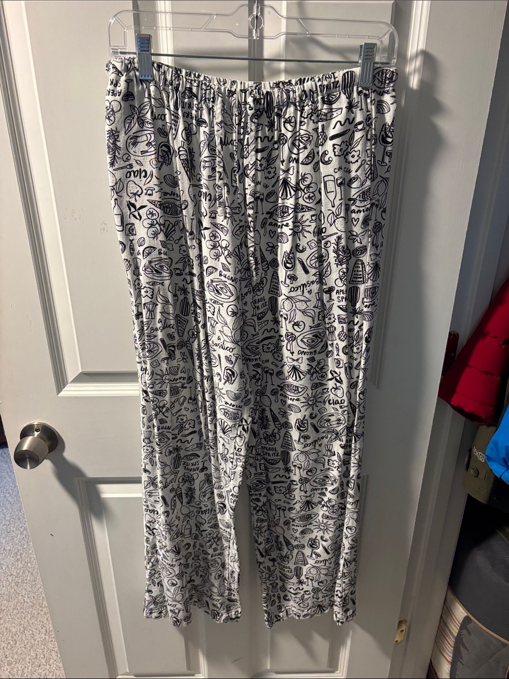Black & White Doodle Lounge Pants
